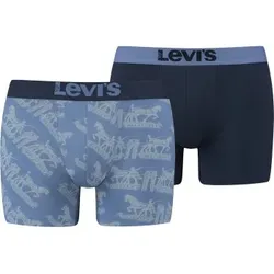 Levis 2P Base Seasonal Boxer Blau Baumwolle Large Herren