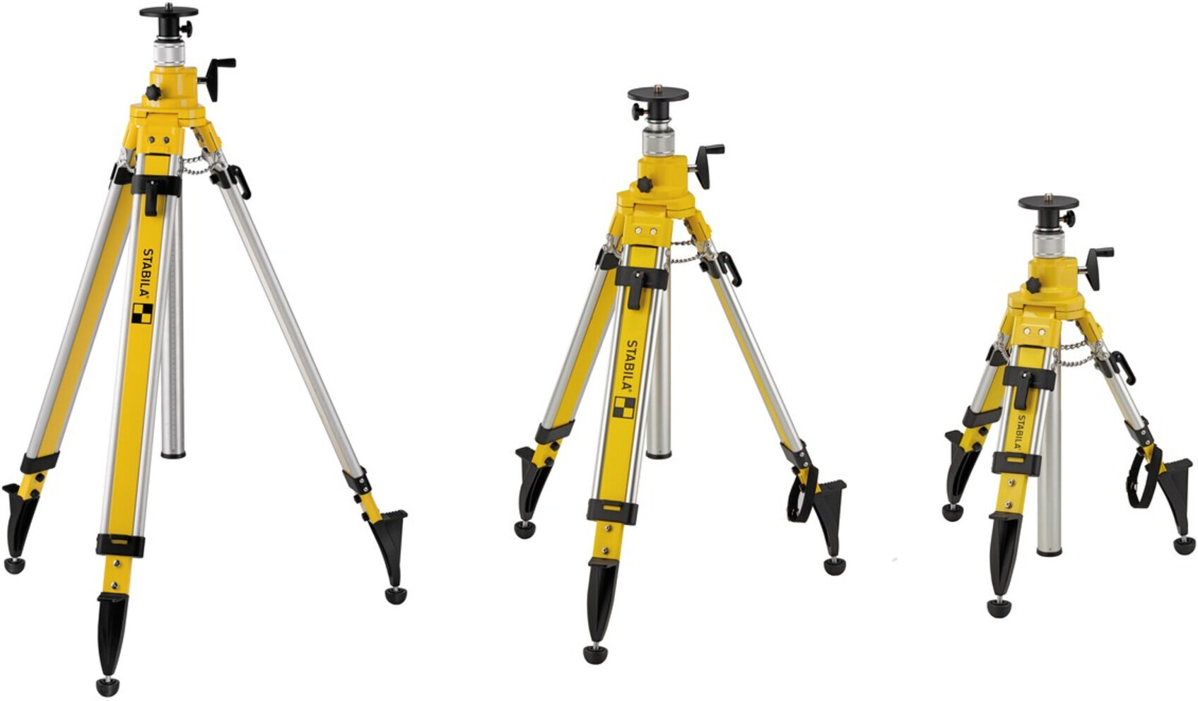 Stabila BST-K-L Kurbelsäulen-Baustativ H.98 -220 cm, 18194)