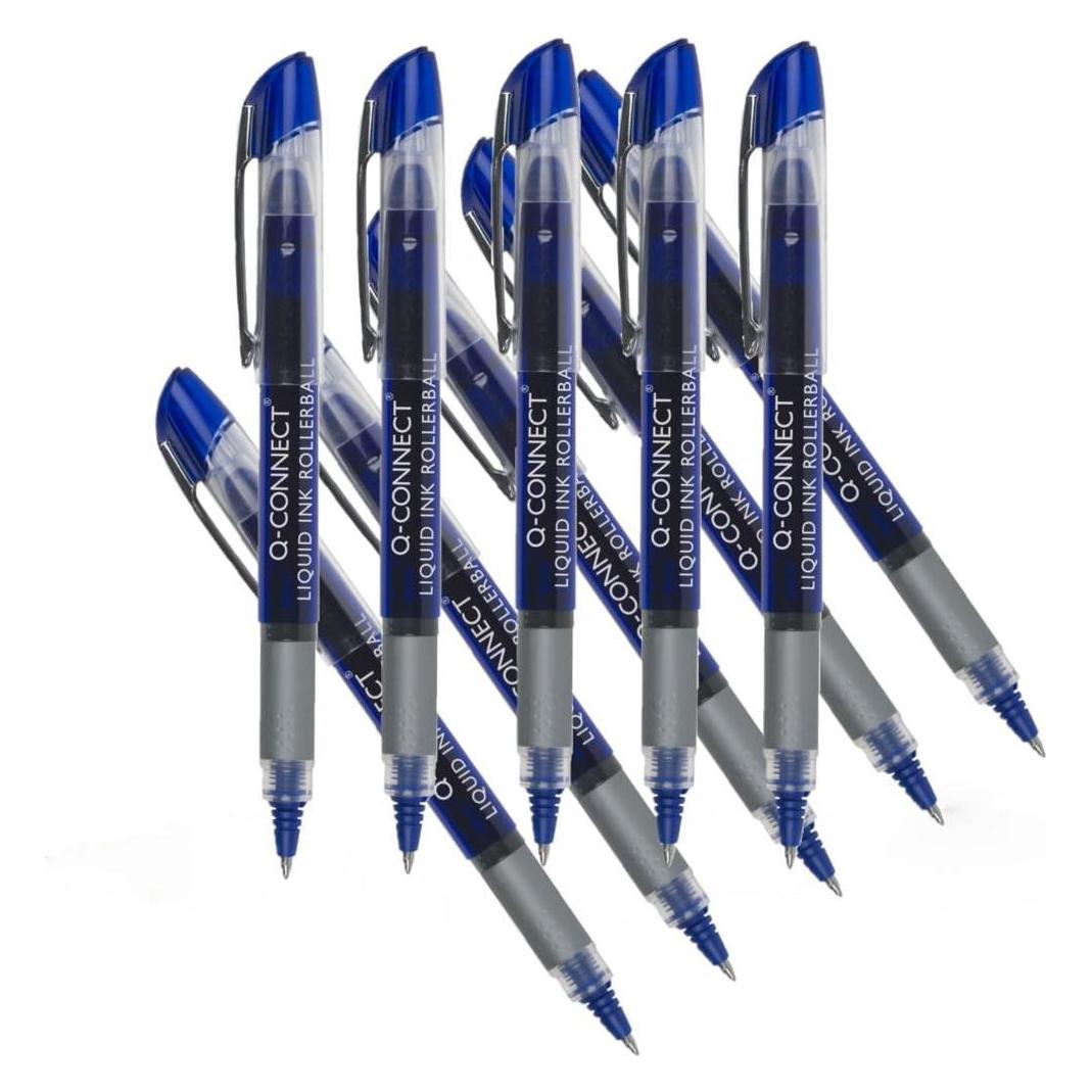 Q-Connect Kugelschreiber 0,5 mm (Linie), blau (5705831501409)
