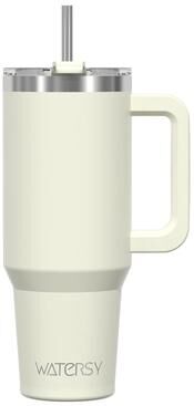 Inspire Select Stainless Steel Insulated Water Bottle 20oz Vacuum Thermal Coffee & Travel Mug (Hot & Cold) white 20 Fl Oz