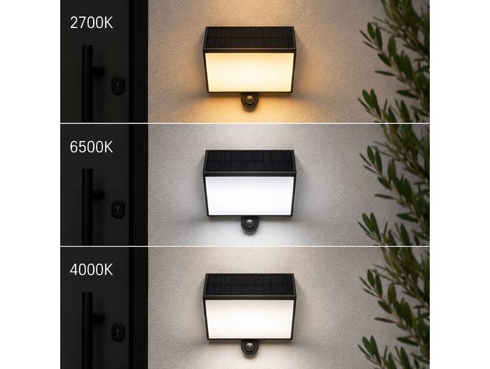 Applique murale LED Sierra 16 x 11 x 14cm Noir