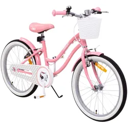 Actionbikes Kinderfahrrad Starlight 20 Zoll, Rosa, Fahrradständer, Korb, Klingel, Kettenschutz (Classic)