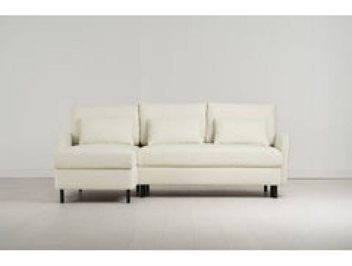Model 12 Dreisitzer-Schlafsofa mit Chaiselongue links,