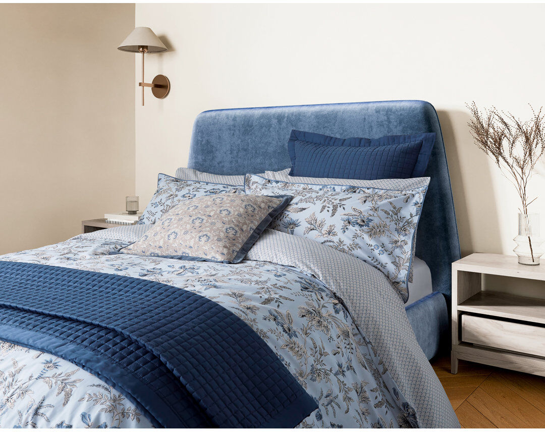 Bedeck of Belfast Lorelei Cotton Duvet Cover Set No Double Duvet Cover + 2 Pillowcases