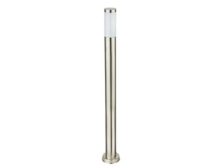 LED Stand Lampe Garten Weg Beleuchtung Terrassen Edelstahl Außen Leuchte Veranda 110 cm Silber Globo 3159LED