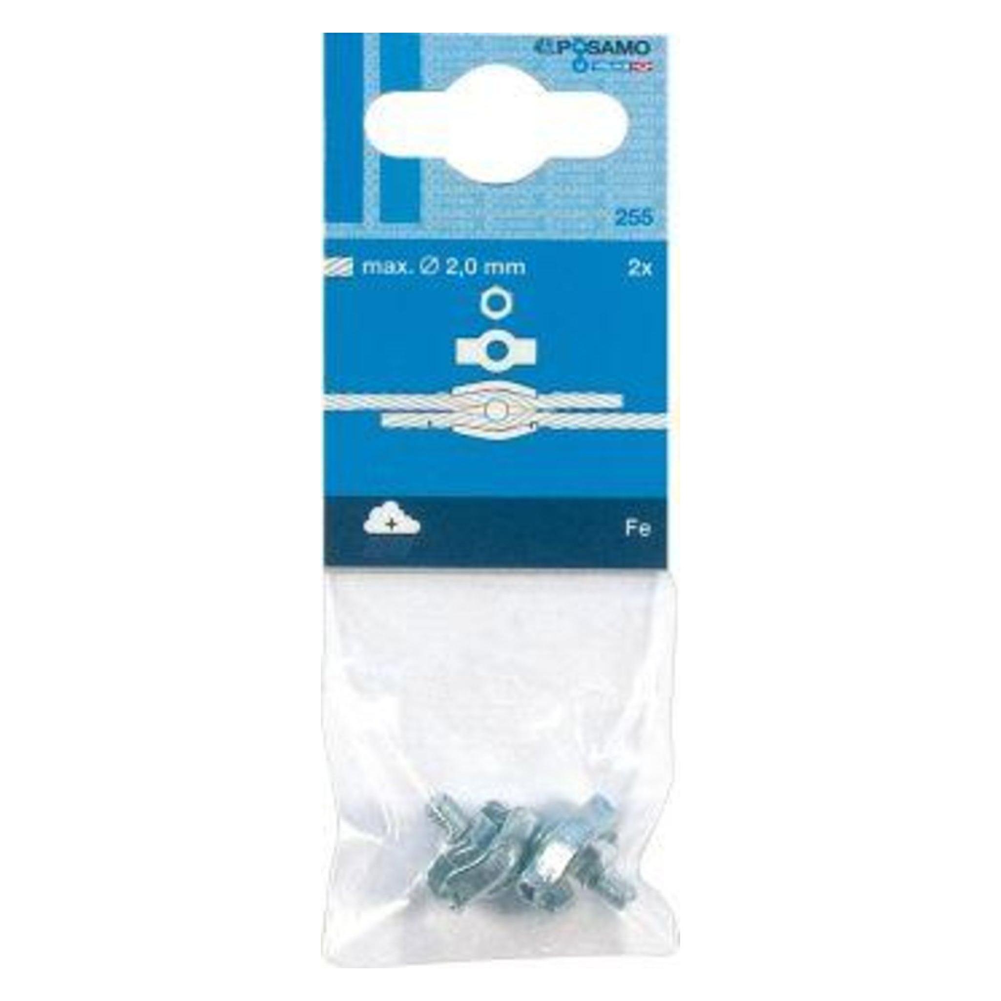 Magni Pösamo Simplexklemme Stahl-verzinkt 2 mm a 2 Stück (4011645009705)