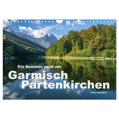 Ein Sommer rund um Garmisch-Partenkirchen (Wandkalender 2026 DIN A4 quer), CALVENDO Monatskalender