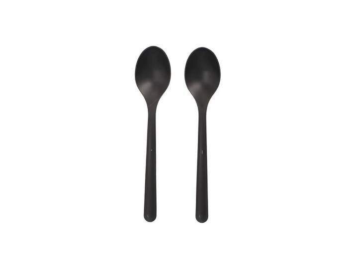 Haval Kaffeelöffel 1000x Circulware Mehrweg-Kaffeelöffel PP-MF 13cm schwarz extra stabil