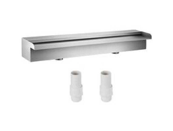 VEVOR Schwalldusche Poolfontäne 23,6 x4,5 x3,1 Poolbrunnen aus 304 Edelstahl mit Wasserfontäne Dekoration Gartenteich