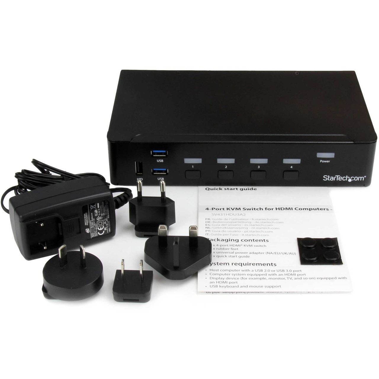 Startech 4-PORT HDMI KVM Switch 1080P