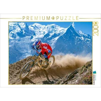 CALVENDO Puzzle Fels, Staub, Flow - der perfekte Moment | 2000 Teile Lege-Größe 90x67cm Foto-Puzzle für glückliche Stunden