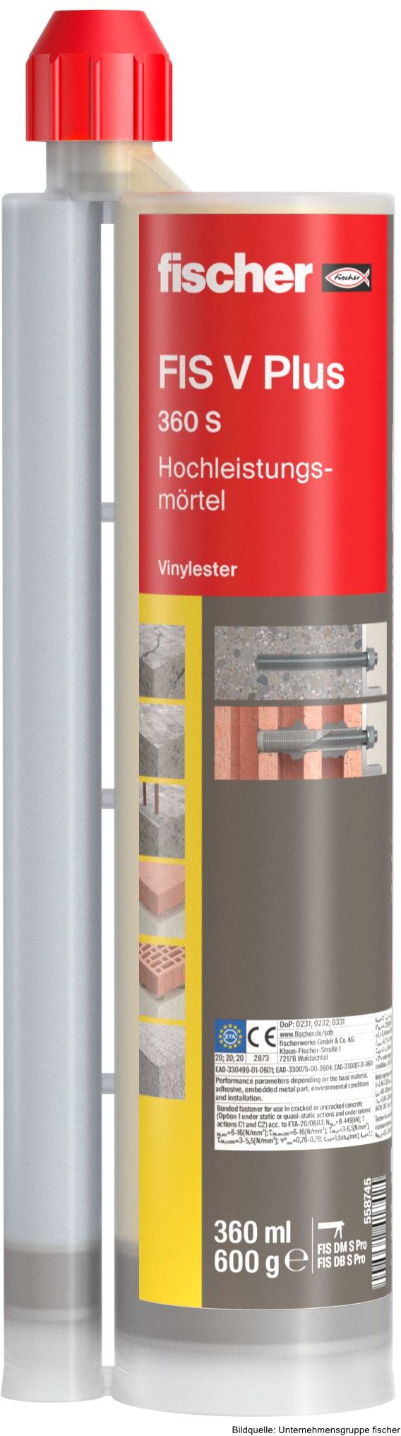 fischerwerke fischer Hochleistungsmörtel FIS V Plus 360 S
