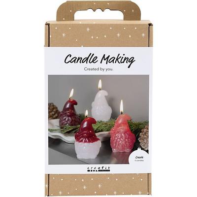 Creativ Company Kreativ Set Kerzengießen, Weihnachtsmann, Matt transparent, Rot