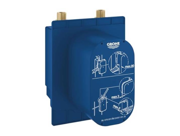 GROHE Ersatzteil, UP-Einbaukasten für Eurosmart CE Armaturen Rohbaukörper für Unterputz-Montage, passend zu Eurosmart CE Serie, für Fertigmontage vorbereitet (36339001)