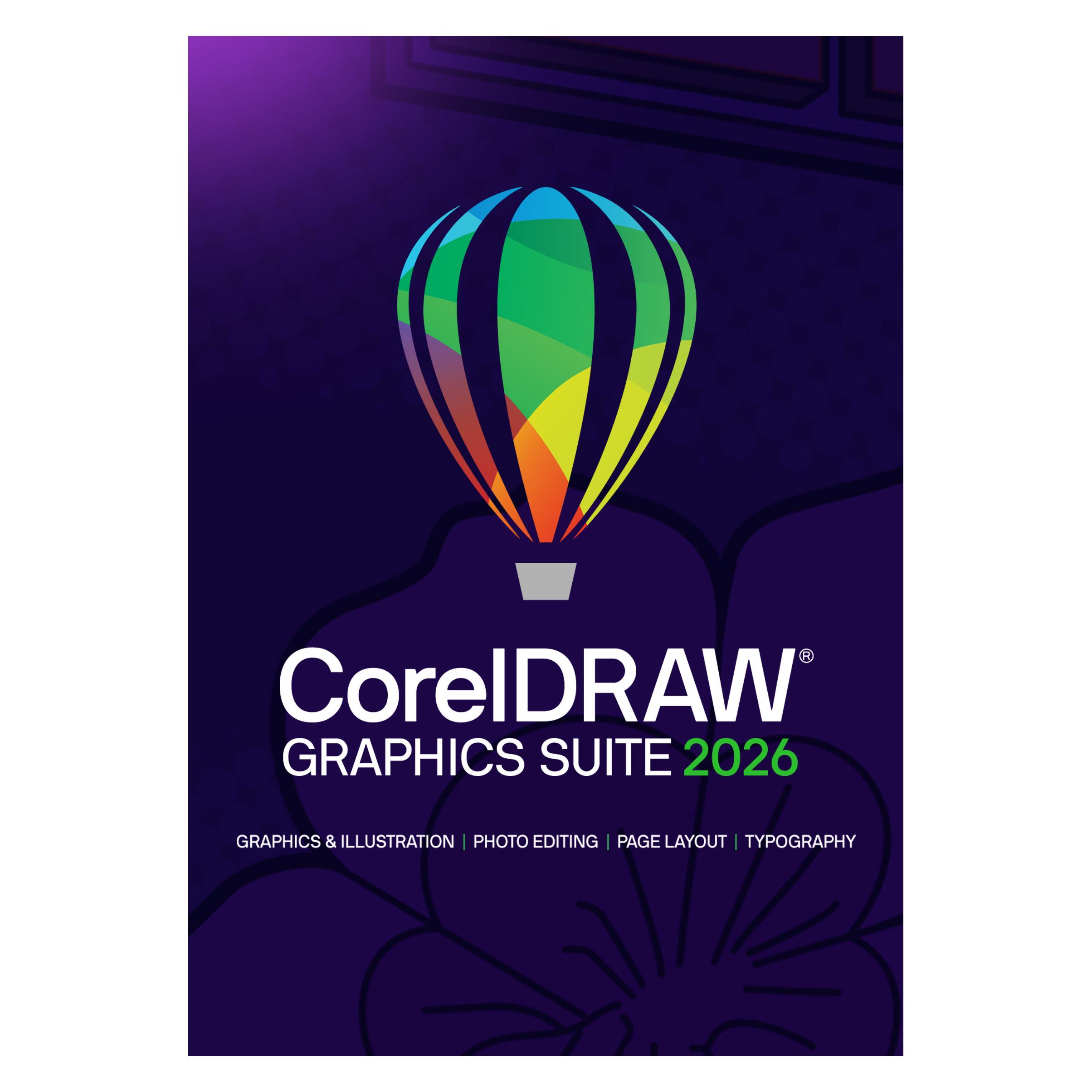 Corel Graphics Suite 2026 Education Edition (1 User, 1 Geräte/User, unbegrenzt) (ESDCDGS2026MLA)