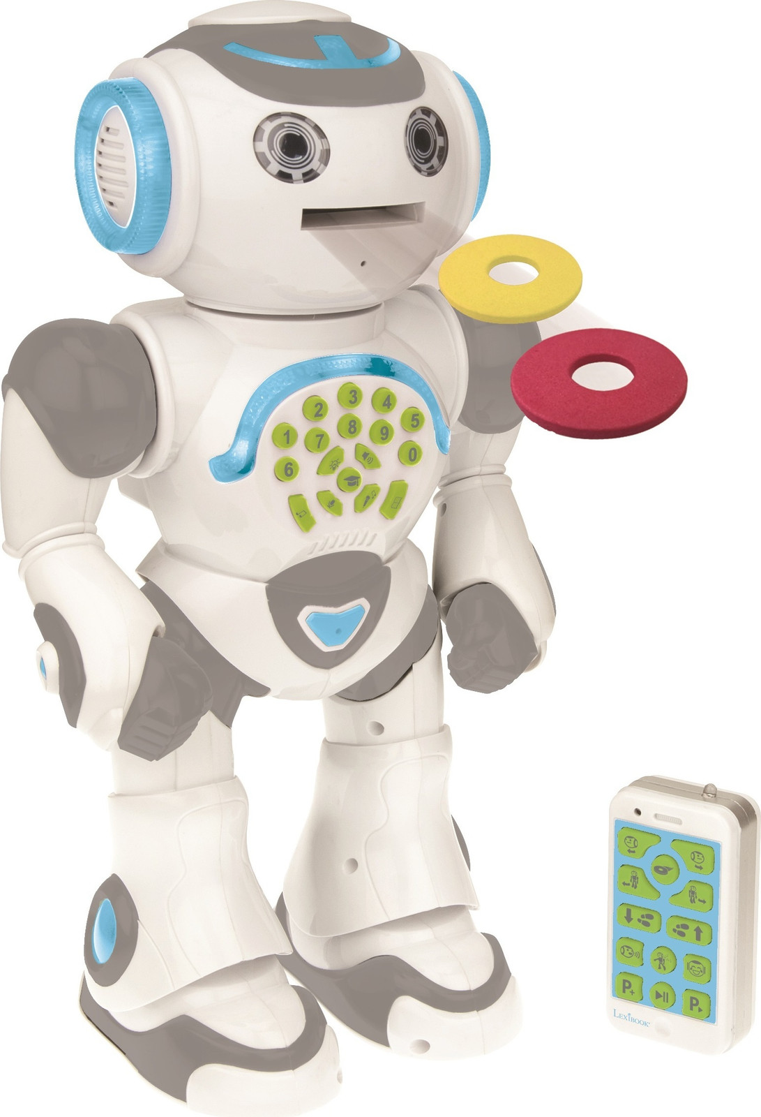 Lexibook POWERMAN® MAX: Educatieve robot met verhalenmaker en afstandsbediening (Duits)