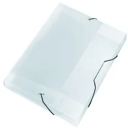 Veloflex Sammelbox »Crystal« A4 mit Gummizug transparent, 25x33x3 cm