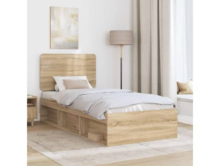 KTHLBRH Bettgestell Kiefer massiv 100 x 200 cm Rechteckiges Design, klare Linien, geeignet für jeden Raum, moderner Stil