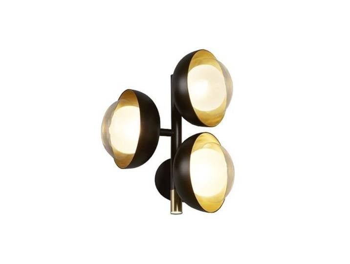 TOOY lampe murale applique MUSE 554.44 (Laiton brossé - verre et métal)