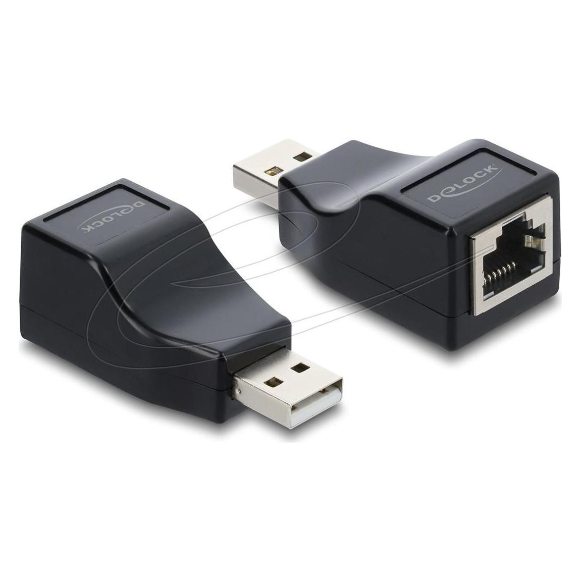 Delock Adapter USB 2.0 Typ-A Stecker zu Seriell RS-232 RJ45 (USB 2.0) (63290)