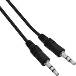 Flexibles Audio-Verlängerungskabel für 3,5 mm Klinke, schwarz, 1,5 m, Klare Klangübertragung für beste Audioqualität