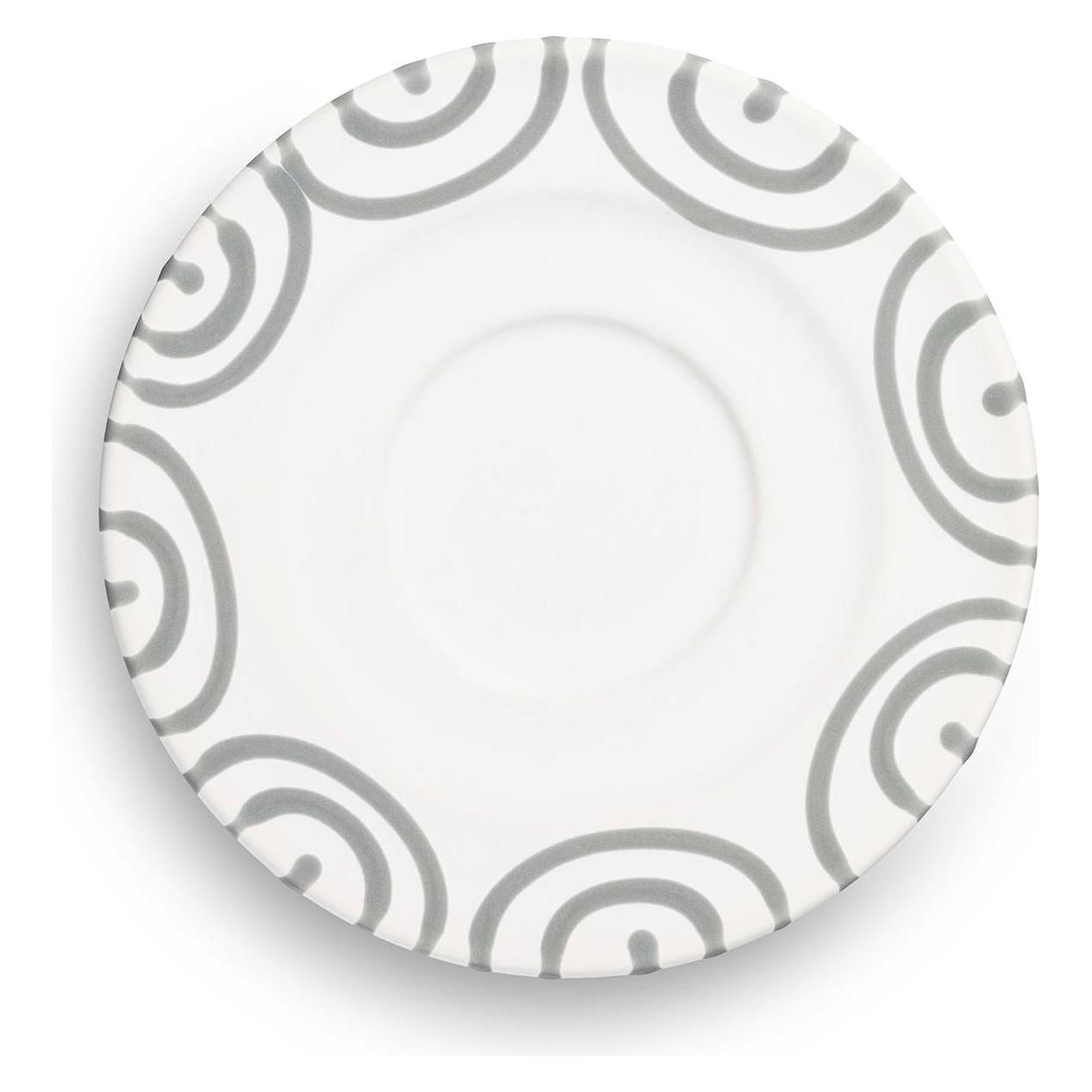 Gmundner Keramik Graugeflammt, Unterteller Cappuccino (Ø14cm) (14 cm) (32746591)