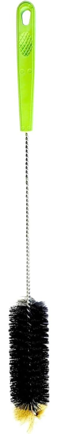 Ergonomische flessenborstel voor glaswerk