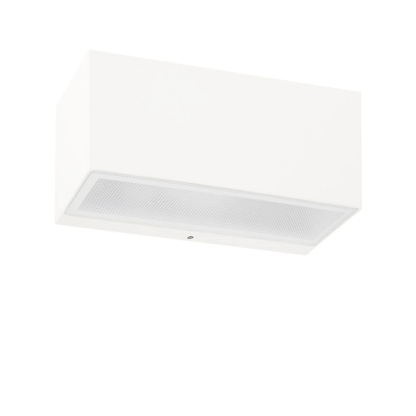 Norlys Asker Big Down Buiten Wandlamp Wit - Aluminium