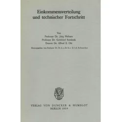 Einkommensverteilung und technischer Fortschritt., Fachbücher