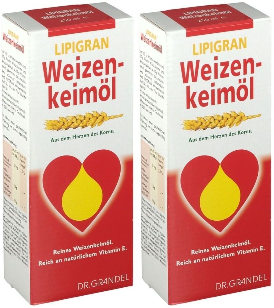 DR. GRANDEL Weizenkeimöl Lipigran Grandel 2x 2x250 ml Öl
