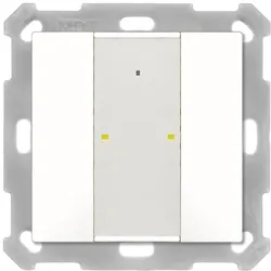 MDT BE-TA55P2.G2, Schalter + Taster, Weiss