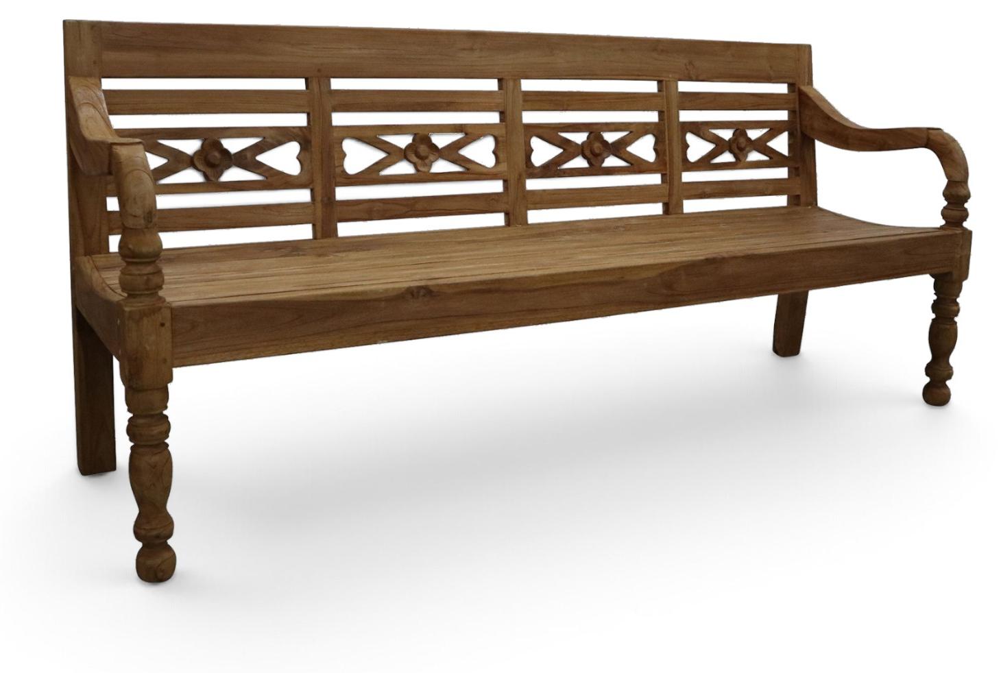 Holzbank 3-Sitzer | 150 cm | Teakholz
