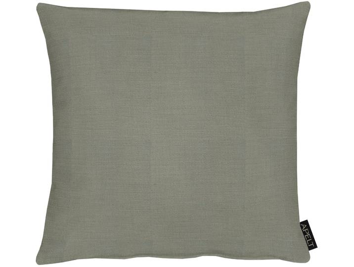 Dekokissen APELT Apart Gr. 2, grau (grau, unifarben), B:49cm L:49cm, Polyester, Dekokissen_Sitzkissen_Kissenhüllen, Dekokissen, ohne Füllung