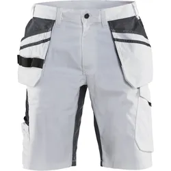 Blakläder® Maler Shorts mit Stretch Weiß/Dunkelgrau 1099 1330 - weiß/dunkelgrau - 48