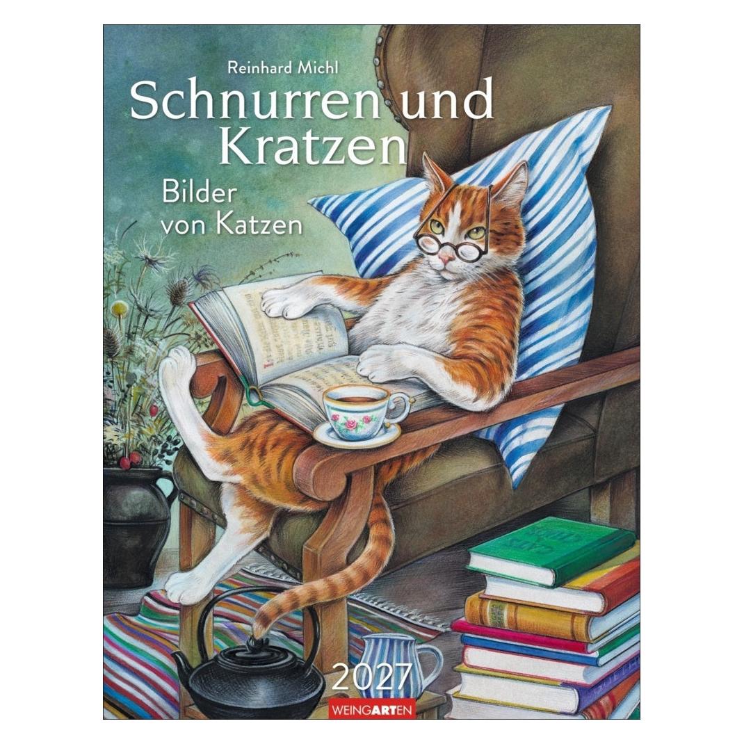 Weingarten Schnurren und Kratzen - Bilder von Katzen Kalender 2027 (66784728)