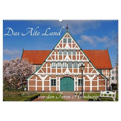 Das Alte Land vor den Toren Hamburgs (Wandkalender 2027 DIN A2 quer), CALVENDO Monatskalender