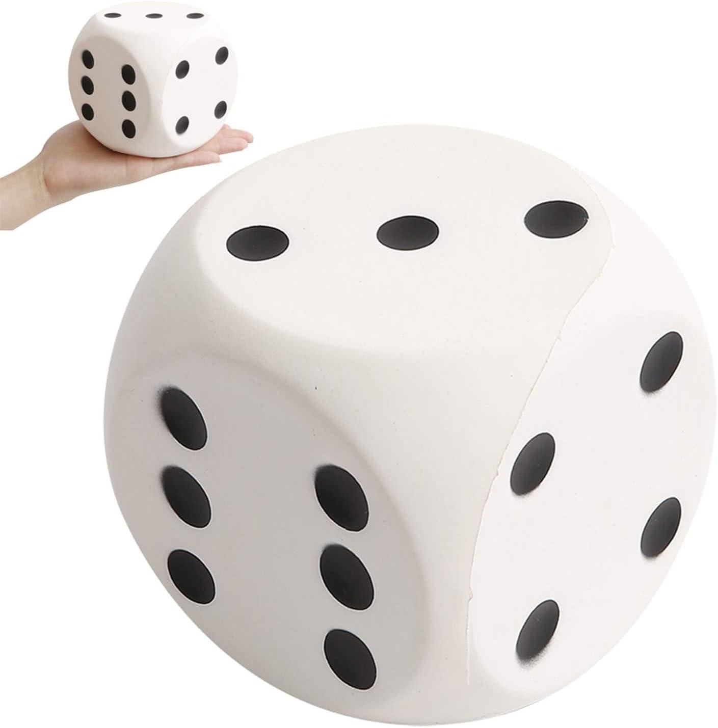 oCreon Knijpspeelgoed Dobbelsteen Squishy met geur - Wit