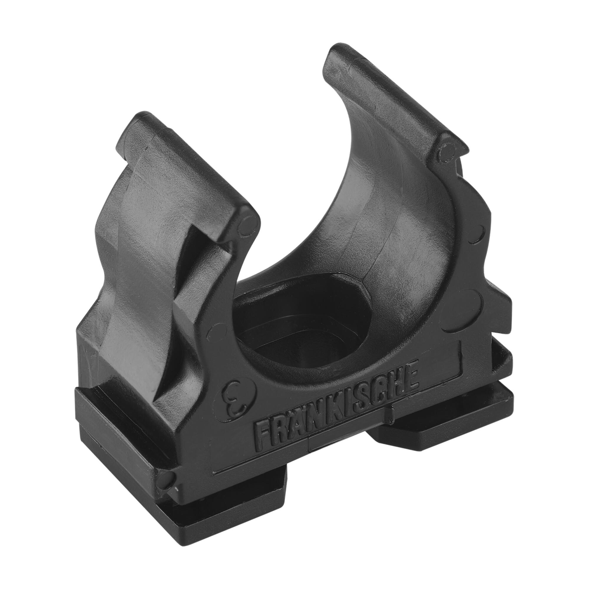 Fränkische Kunststoff-Klemmschelle clipfix-UV 16 sw UV-stabilisiert (22571016)