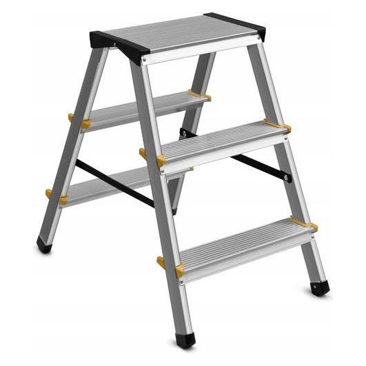 Awtools Drabina Taboret 3 Stopnie 150kg (Klapptritt, 42 cm) (AW23026)