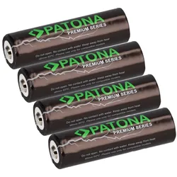 4x PATONA Premium 14500 Zelle ICR14500 Li-Ion Akku 3,7V 800mAh