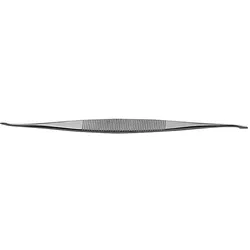 scharfer Ohr-Doppellöffel nach Barh, 18 cm
