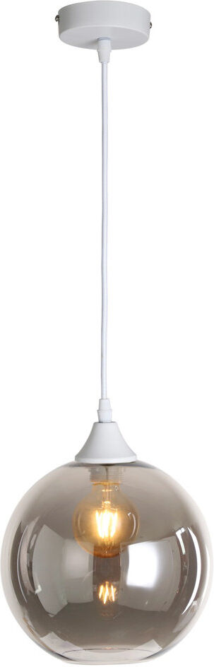 17 Stories Aeva-Louise 1 - Light Globe Pendant White/Smoke
