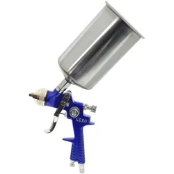 GEKO, Farbsprühsystem, HVLP-Spritzpistole, Metalltank 1000ml