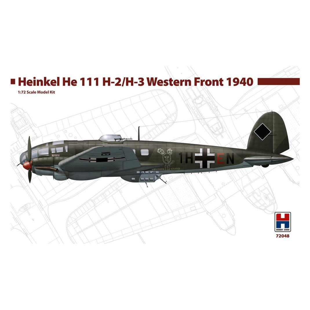Hobby 2000 Heinkel He-111 H-2/H-3 Western Front 1940 - NEW (72048)