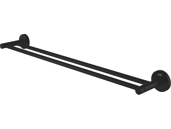 GROHE Start dubbele handdoekhouder - 654 mm - Twee rails - Matte Black