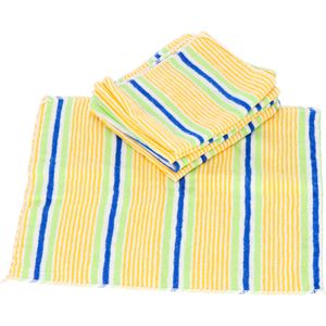 BÜMAG Staubtuch Profi Classic, gestreift, Baumwolltuch, 35 x 35 cm, 5 Stück