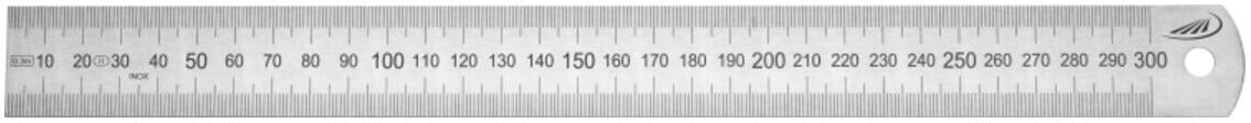 Helios Preisser Biegsamer Stahlmaßstab Teilung mm 200 x 13 x 0,5 mm ; Helios-Preisser (0460202)