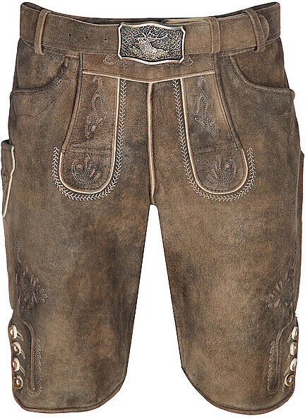 GWEIH & SILK Lederhose ARNO  braun   48 48