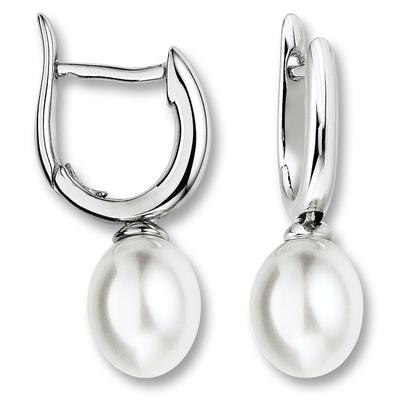 Paar Creolen ONE ELEMENT "Ohrringe Creolen aus 925 Silber Ohrringe Creolen aus 925 Silber", silber, Ohrringe, Damen, Damen, Perlen Silber 925 (Sterlingsilber), Perlen, Silber 925 (Sterlingsilber), Fein gefertigt – ein Zeichen mit besonderer Bedeutung