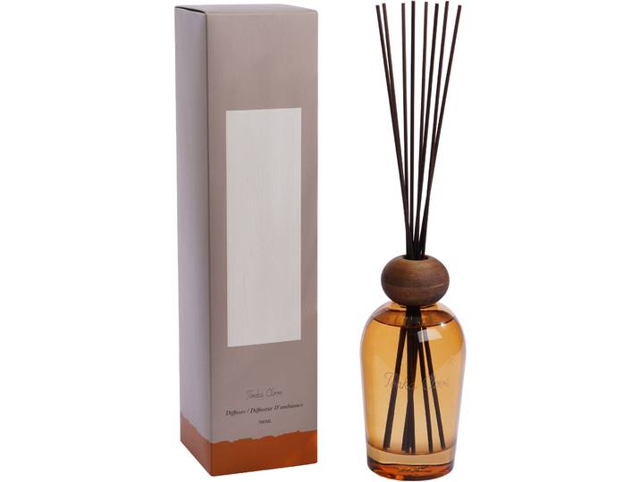 Diffusor Sarina amber 500 ml - Material: Glas/Holz - Diffusor